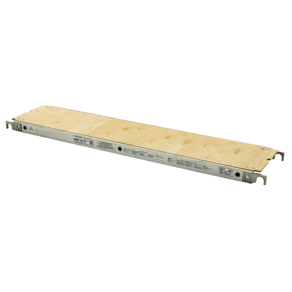 Werner Aluminum 0.25-ft H x 2-ft W x 7-ft L 250-lb Capacity Scaffold Plank