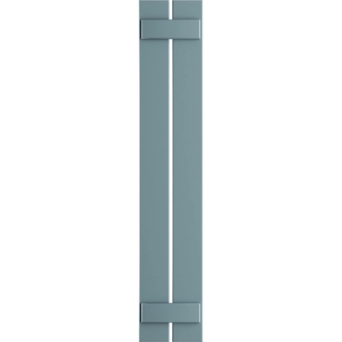 Ekena Millwork 11.25-in W x 48-in H Peaceful Blue Board and batten Spaced Exterior Shutters ( 2 -Pack )