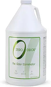 Zero Odor - Pet Odor Eliminator for strong odor, Eliminate Air & Surface Odors – Patented Molecular Technology Best For Carpet, Furniture, Beds Smell Great Again (128 Ounces)