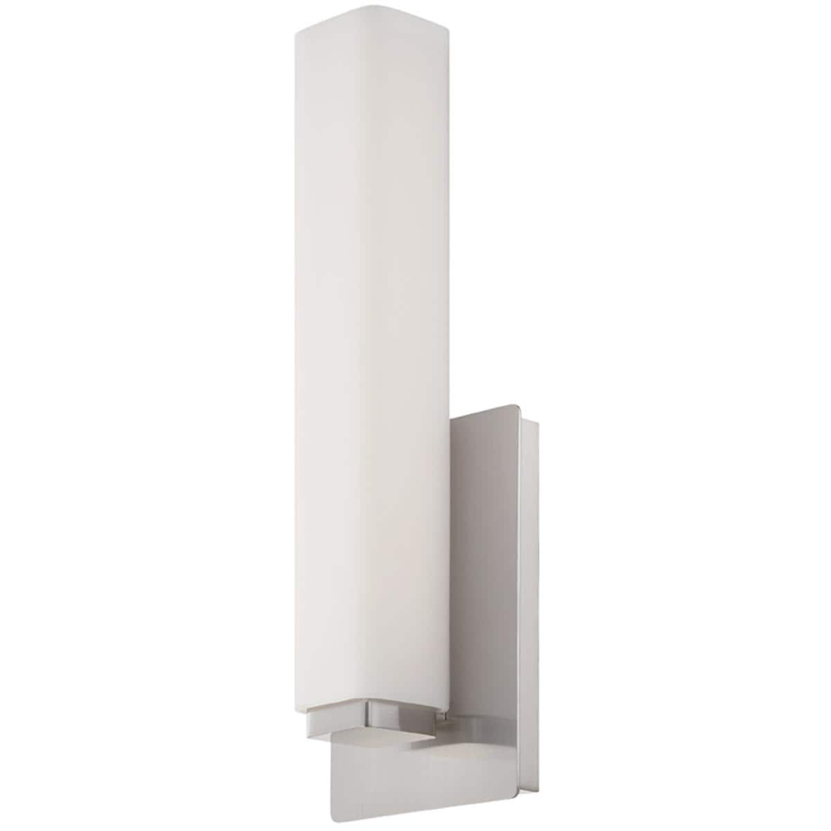 Modern Forms WS-3115-27-BN Vogue Wall Sconce Wall Light in 2700K 15in Brushed Nickel