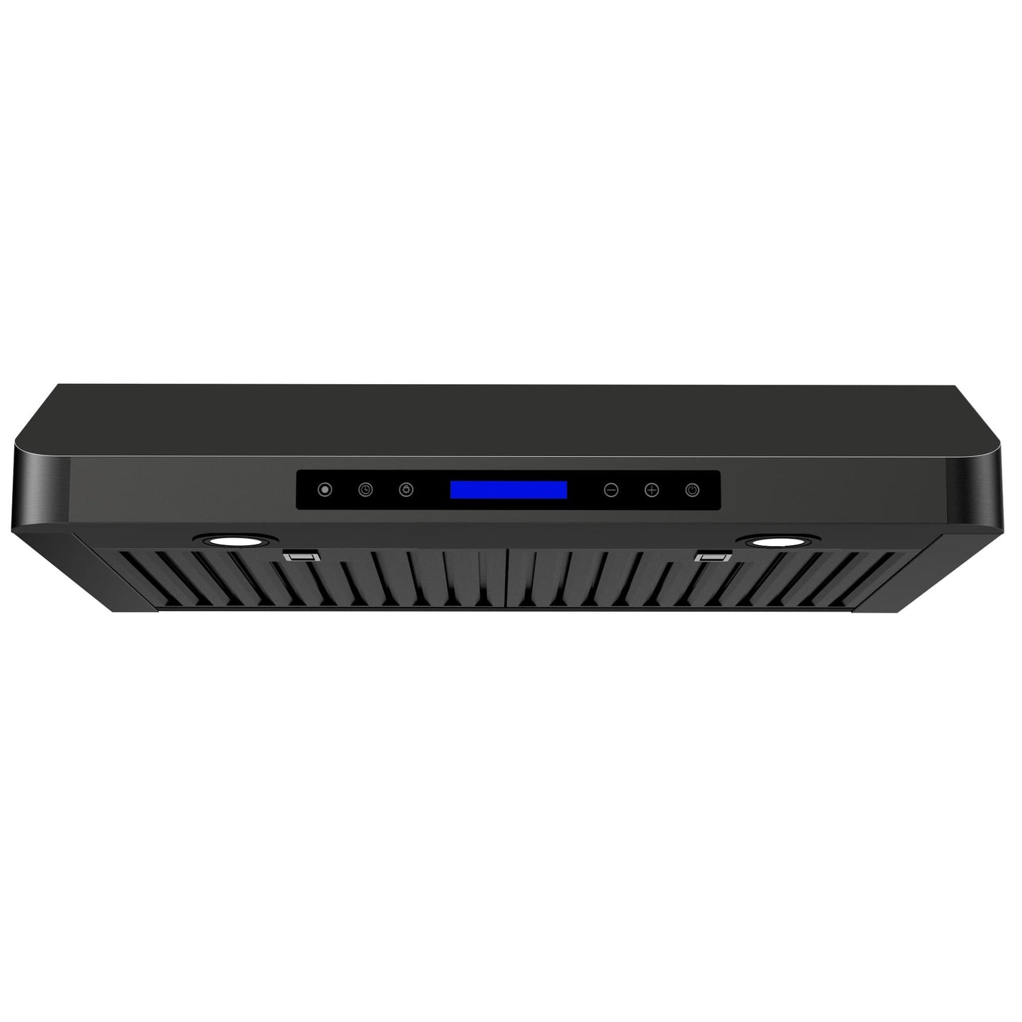 DIVAN 30IN 400CFM Under Cabinet Stainless Range Hood Tempered Glass with 4-Speed Touch Control