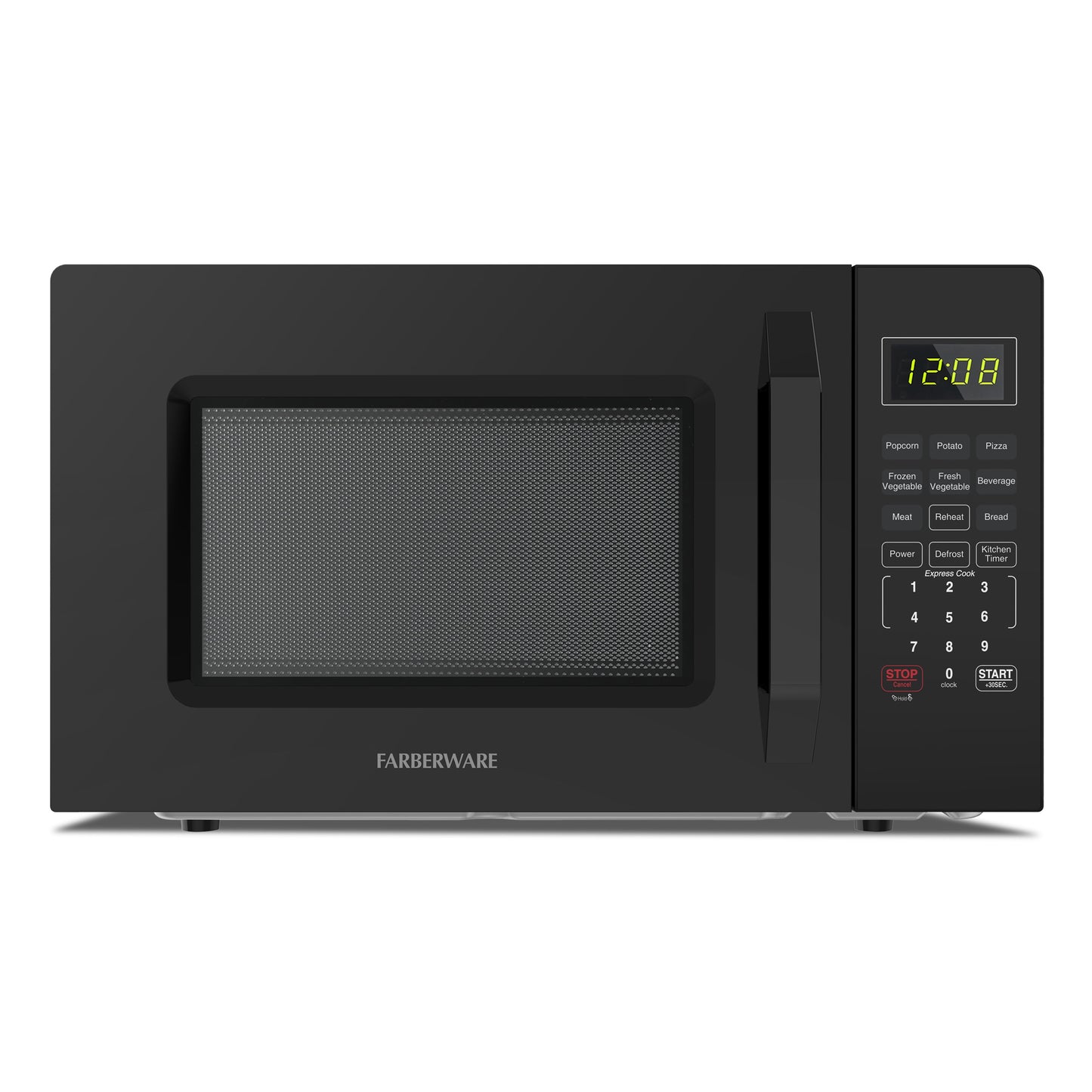 Farberware 1.1 Cu. Ft. 1000-Watt Compact Microwave Oven, Black