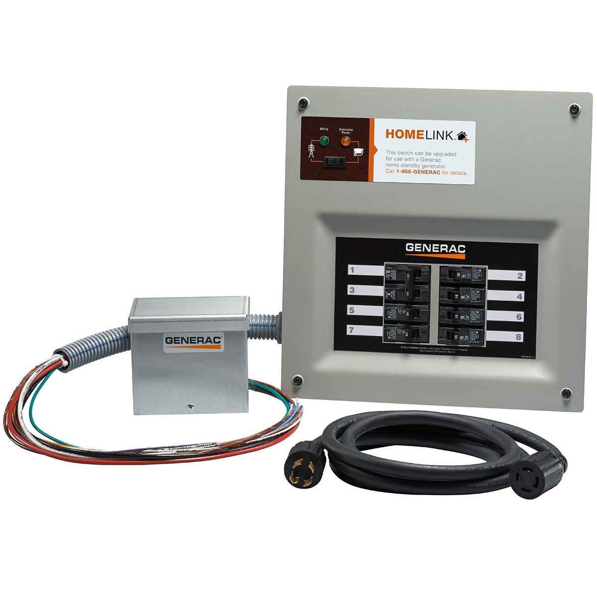 Generac 30 -Amp HomeLink manual transfer switch Manual Transfer Switch