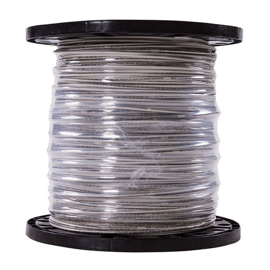 Southwire 2500-ft 12 -AWG White Solid Copper THHN wire ( By-the-roll )