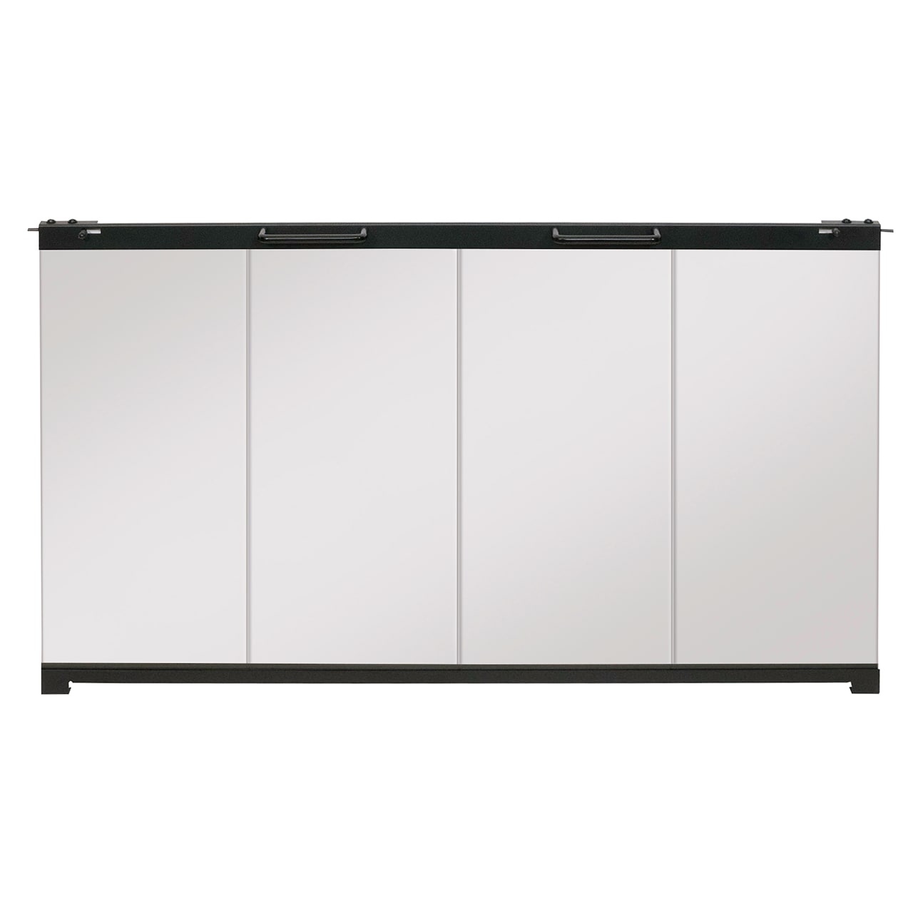 Dimplex BF Series Black Large Bifold Fireplace Doors with Clear Tempered Glass BFDOOR45BLKSM
