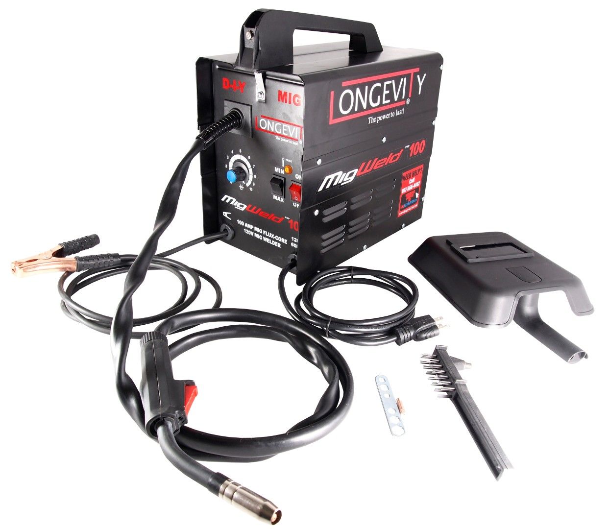 Longevity 120 -Volt 100 -Amp MIG flux-cored Wire Feed Welder