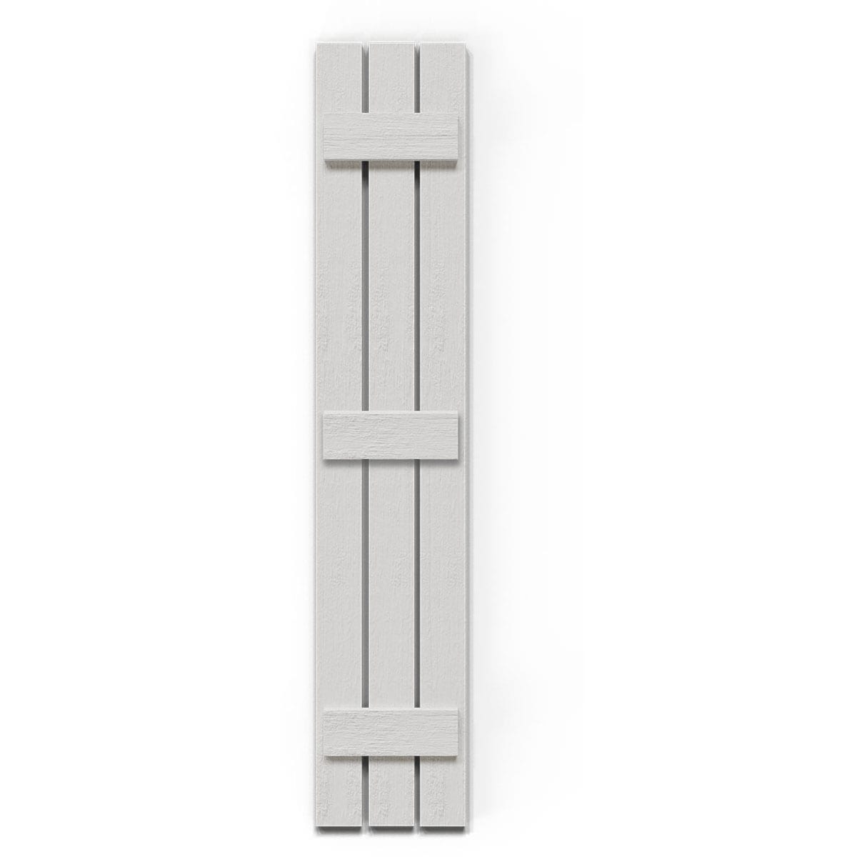 Ekena Millwork 17.125-in W x 91-in H Primed Paintable/Stainable Board and batten Exterior Shutters ( 2 -Pack )
