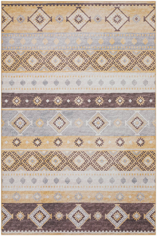 Addison Rugs Yuma 9 x 12 (ft) Gilded Rectangular Indoor/Outdoor Geometric Southwestern Area rug