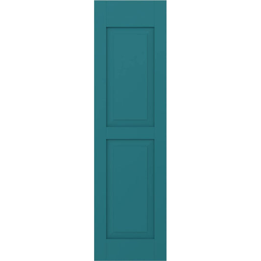 Ekena Millwork 12-in W x 73-in H Antigua Raised panel Wood Exterior Shutters ( 2 -Pack )