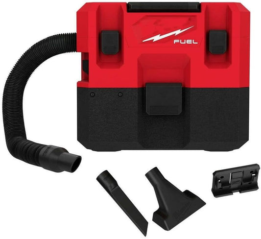 0960-20 M12 Fits Milwaukee Fuel 1.6 Gallon Cordless Compact Wet/Dry Vacuum -Bare Tool, Red