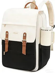 LOVEVOOK Laptop Backpack for Women Vintage Travel Backpack Purse Airline Approved 15.6 Inch Large Computer Backpack Fashion Teacher Nurse Bag for Work Business College