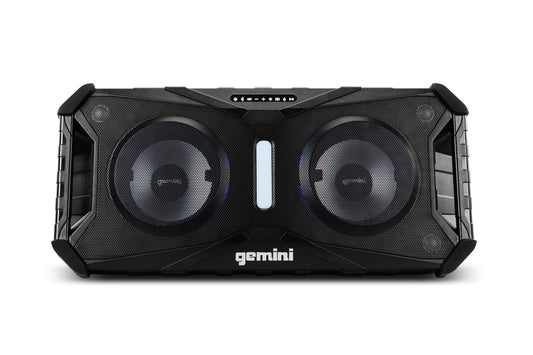 Gemini SoundSplash 400 -Watt Bluetooth Indoor/Outdoor Portable Speaker in Black 1 Speaker Set
