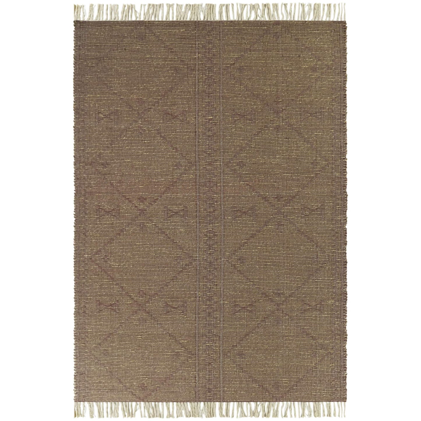 Balta Hecht 7ft 10in x 10ft Wine Traditional Handmade Area Rug