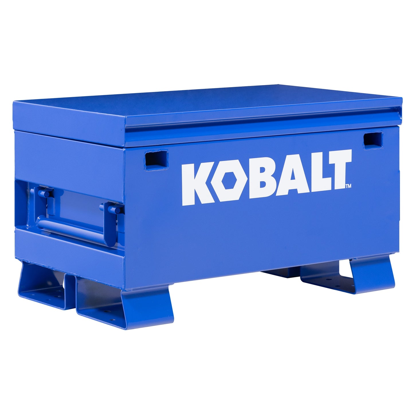 Kobalt 19-in W x 32-in L x 18-in H Blue Steel Jobsite Box