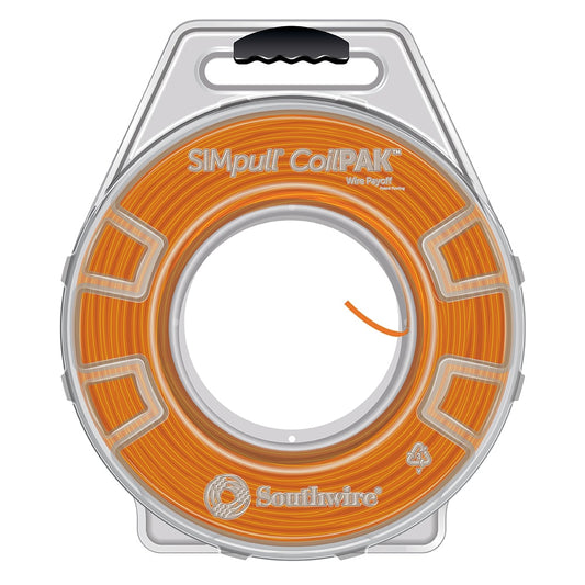 Southwire CoilPAK CoilPAK 1000-ft 12 -AWG Orange Solid Copper THHN wire ( By-the-roll )
