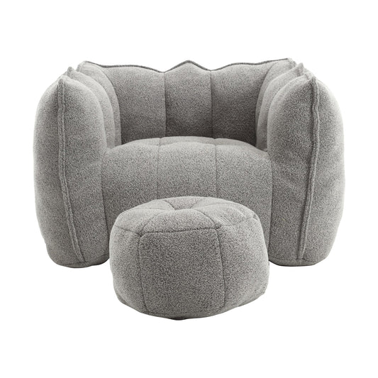 Hrinhom GRAY Bean Bag Chair