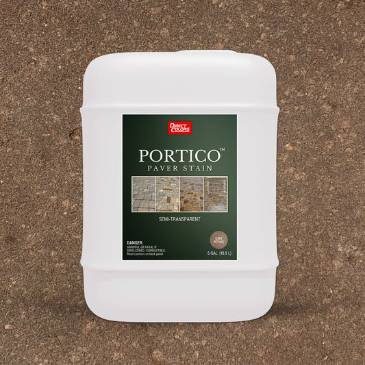 Direct Colors Portico Caf Royale Solvent-based Ready-to-use Concrete stain ( 5-gallon )