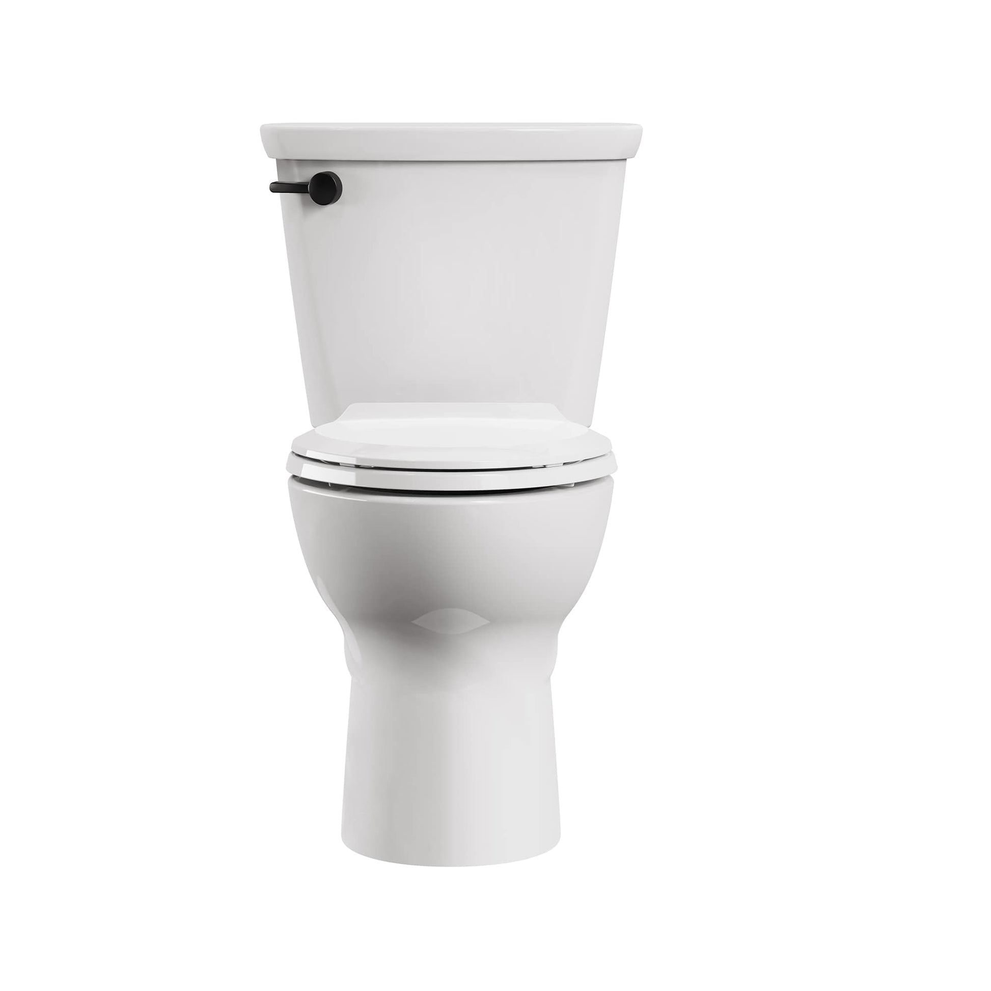 American Standard Cadet PRO White Elongated Chair height 12-in Rough-In WaterSense 1.28 GPF Soft Close 2-piece Toilet