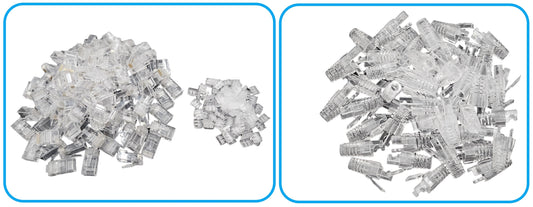 Micro Connectors 1000 -Pack Cat6a RJ45 Modular plug