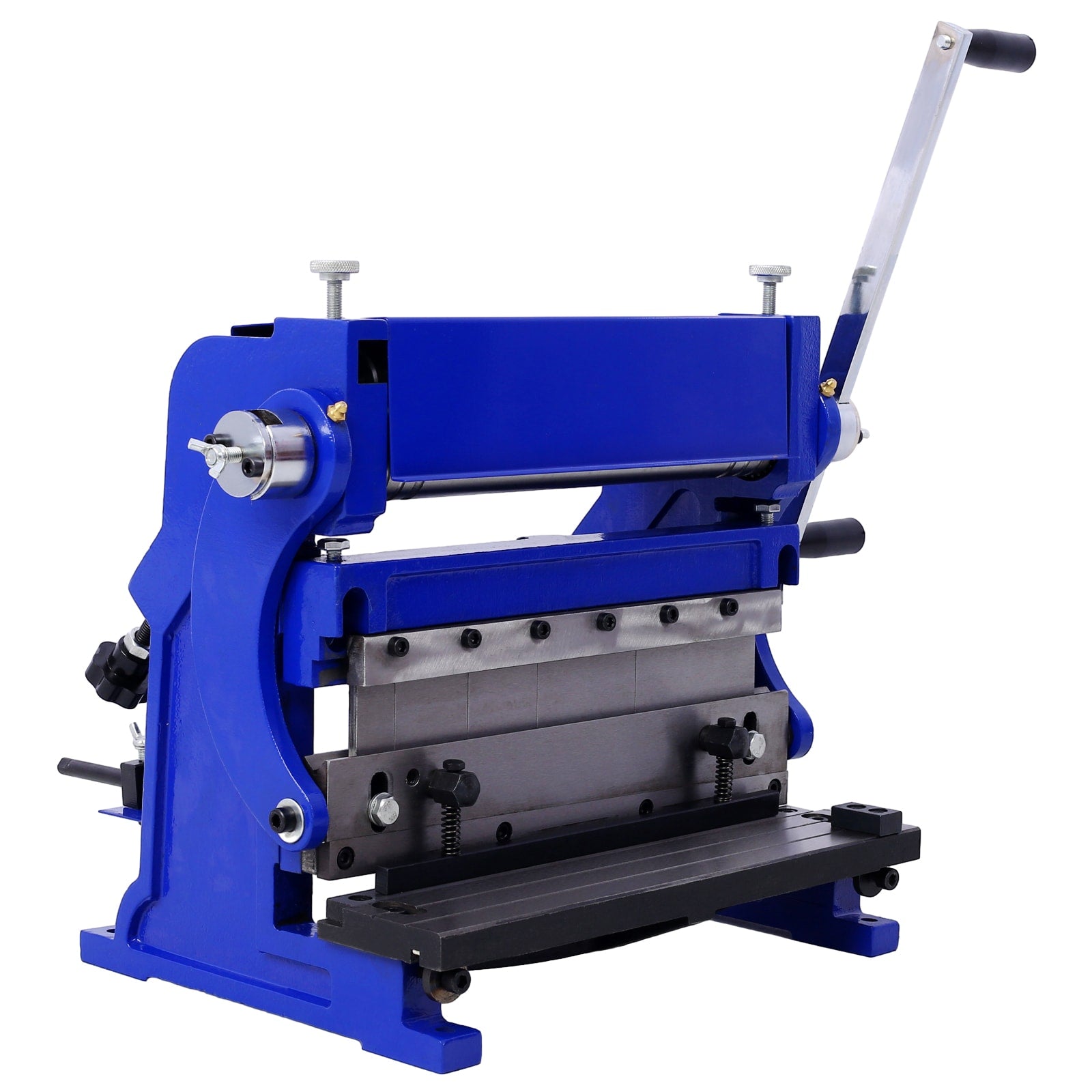 Tatayosi Sheet Metal Brake 3-In-1 12-inchShear Press Brake 20-Gauge CapacityCombination Sheet Metal Machine Solid ConstructionShears and Slip Roll Machine for Shear Bending Rolling