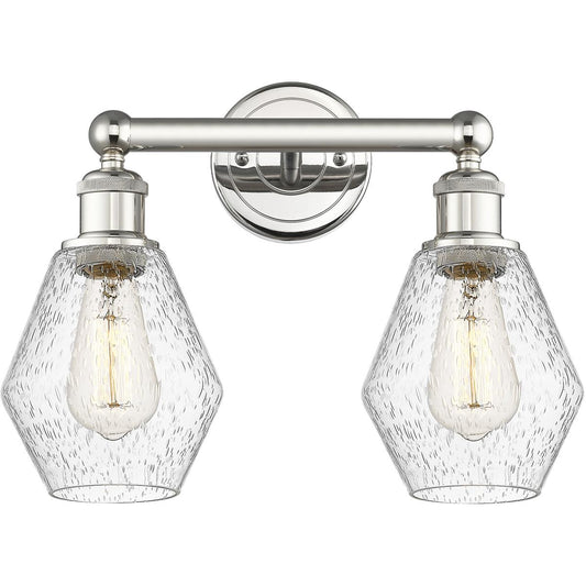 Innovations Lighting  616-2W-PN-G654-6 Cindyrella Bathroom Vanity Light Polished Nickel