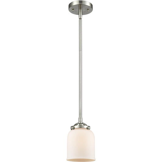 Innovations Lighting  284-1S-SN-G51-LED Nouveau Bell Mini Pendant Brushed Satin Nickel