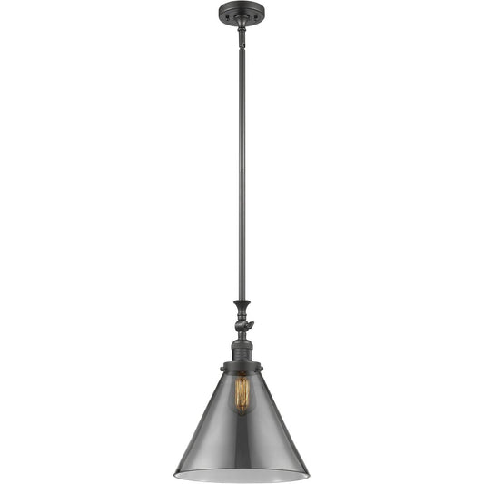 Innovations Lighting  206-OB-G43-L Franklin Restoration Cone Mini Pendant Oil Rubbed Bronze
