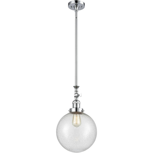 Innovations Lighting  206-PC-G204-10-LED Franklin Restoration Beacon Mini Pendant Polished Chrome