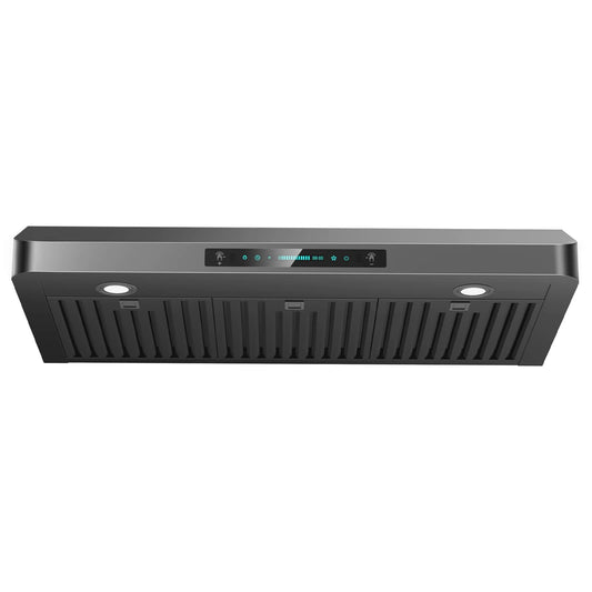 DIVAN  36IN 600CFM Under Cabinet Stainless Range Hood Kitchen Vent Hood with 4-Speed Gesture Control
