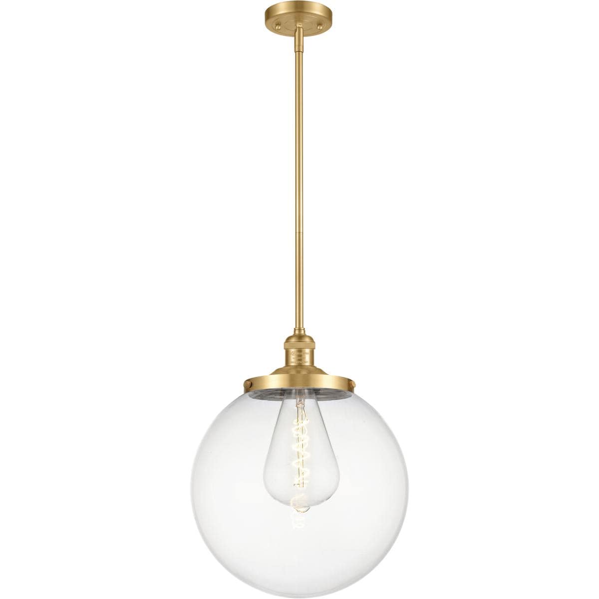 Innovations Lighting  201S-SG-G202-14 Franklin Restoration Beacon Pendant Satin Gold