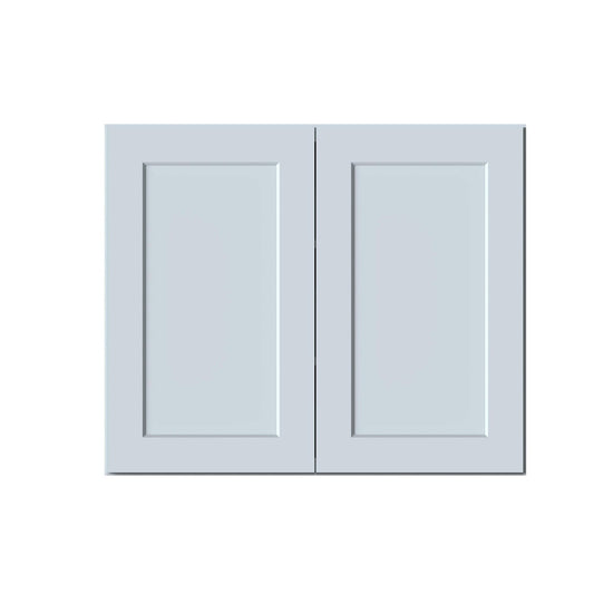 Boyel Living 36in.W x12in.D x30in.H Dove Gray WALL CABINET Fully assembled Cabinet With Two HDF Doors
