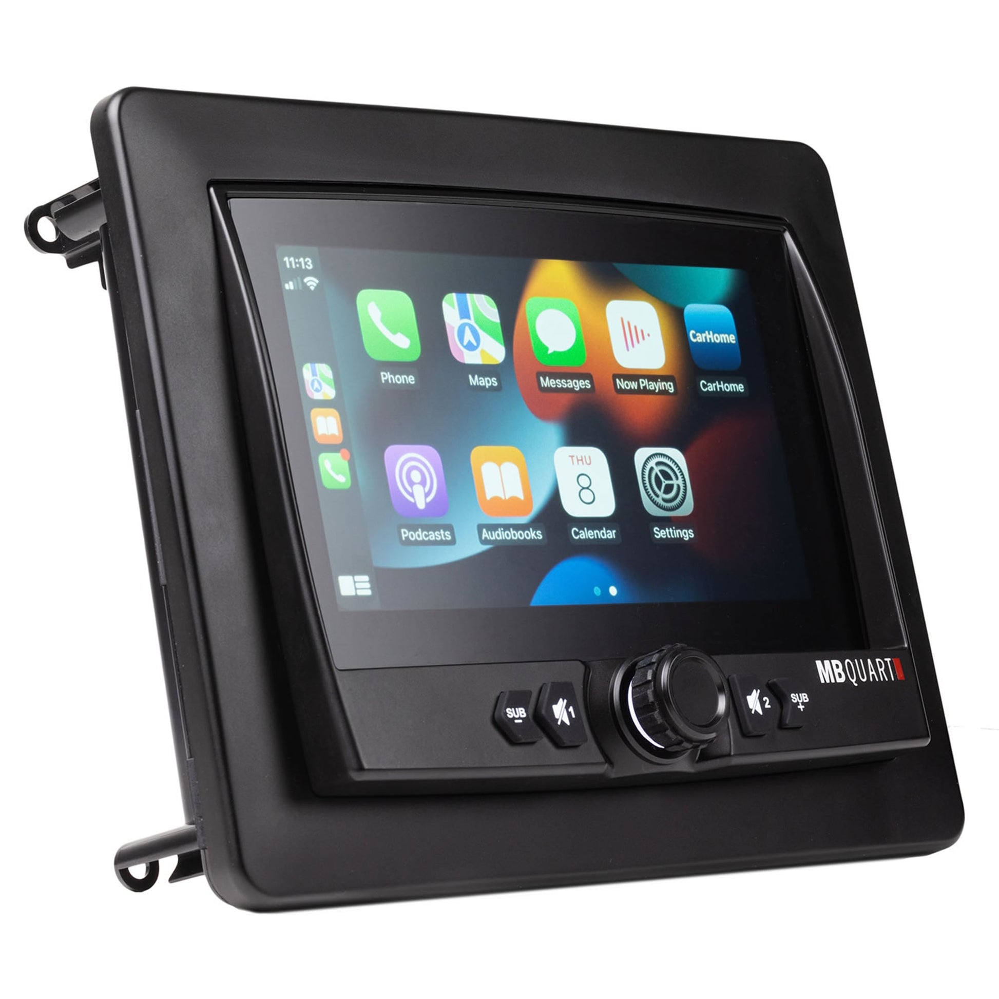 MB Quart  Portable Touchscreen Car Stereo Audio System for Boat and UTV Black