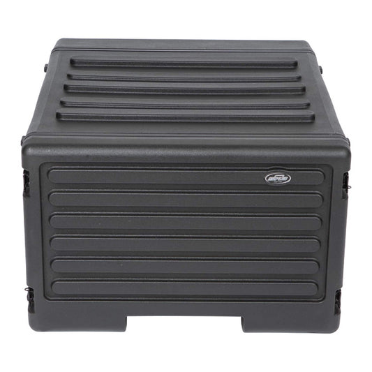 SKB  6U rSeries Rolling Rack with Integrated Back Wheels and 1-Touch Pull Handle