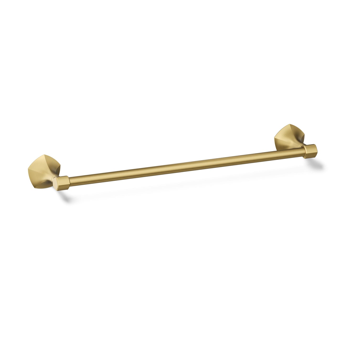 KOHLER Occasion 18-in Vibrant Brushed Moderne Brass Wall mount Single Towel Bar