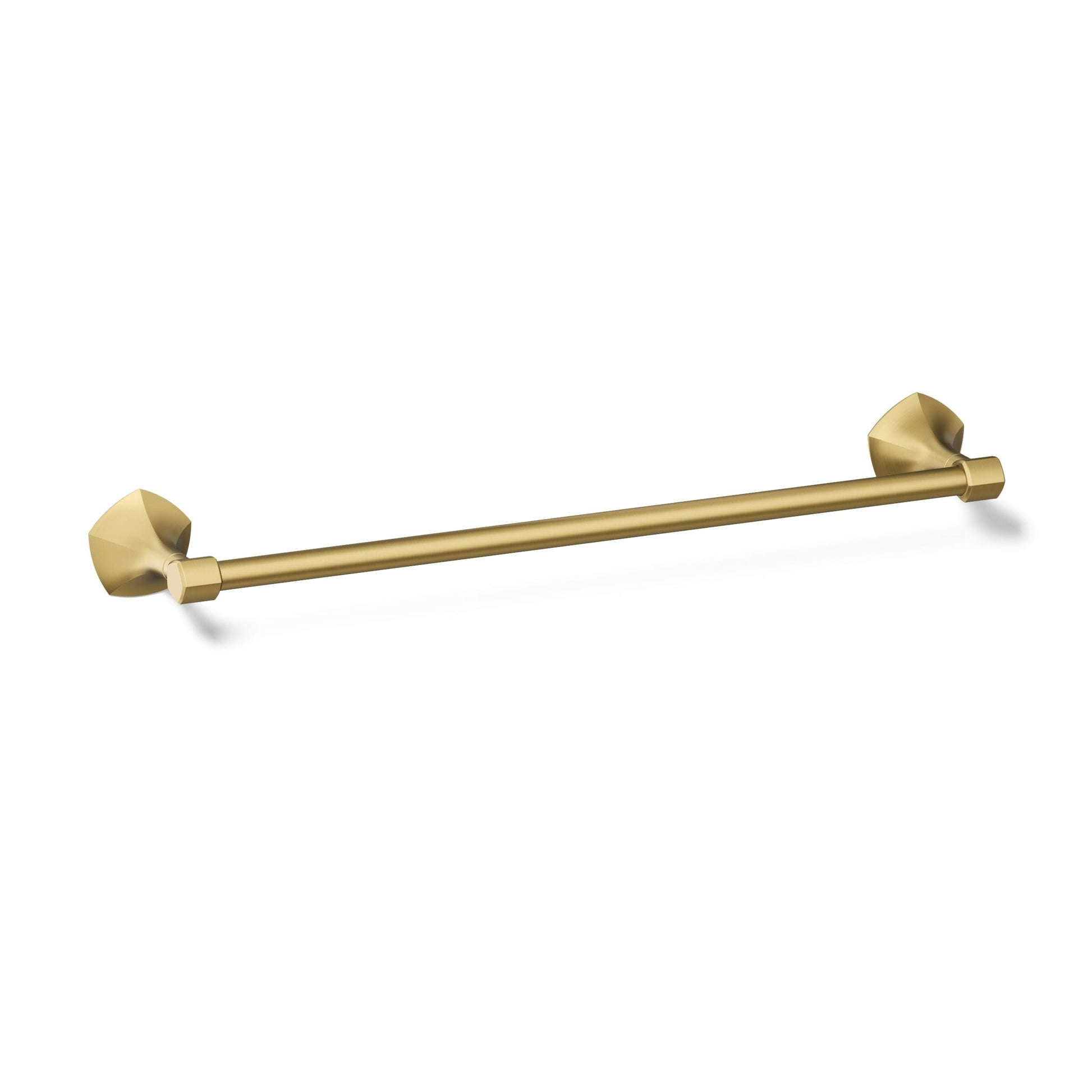 KOHLER Occasion 18-in Vibrant Brushed Moderne Brass Wall mount Single Towel Bar
