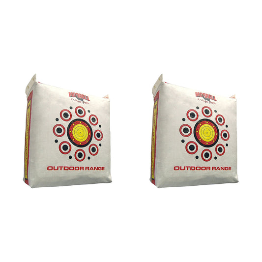MORRELL TARGETS Morrell Weatherproof Range Adult Field Point Archery Bag Target White (2 Pack)