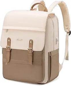 LOVEVOOK Laptop Backpack Purse for Women Fashion Vintage Computer Backpack 17 Inch Large Teacher Nurse Backpack Casual Daypack for Travel Business Work College