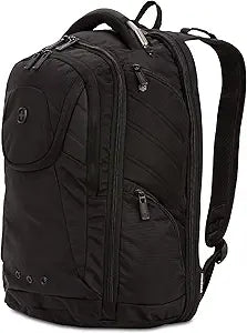 SwissGear 2762 ScanSmart Laptop Backpack, Fits Most 16 Inch Laptops, TSA Friendly, Work, School, Men's and Women's, Black