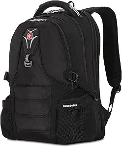 SwissGear 2769 ScanSmart Laptop Backpack, Fits Most 16 Inch Laptops, TSA Friendly, Work, School, Men's and Women's, Black