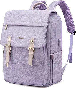 LOVEVOOK Laptop Backpack Purse for Women Fashion Vintage Computer Backpack 15.6 Inch Large Teacher Nurse Backpack Casual Daypack for Travel Business Work College